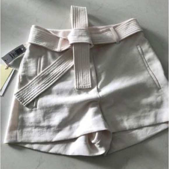 NEW |  Aritzia Tie Front Pants Short - Picture 9 of 9